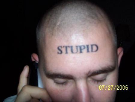 A very good reason to not have girlfriends' names on your neck or have